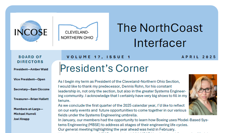 April 2025 Chapter Newsletter